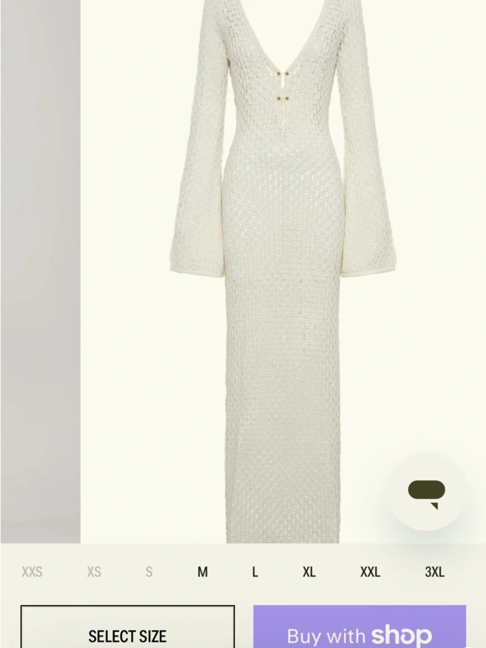 MESHKI KAYLEIGH CROCHET MAXI KNIT DRESS - Picture 5 of 8